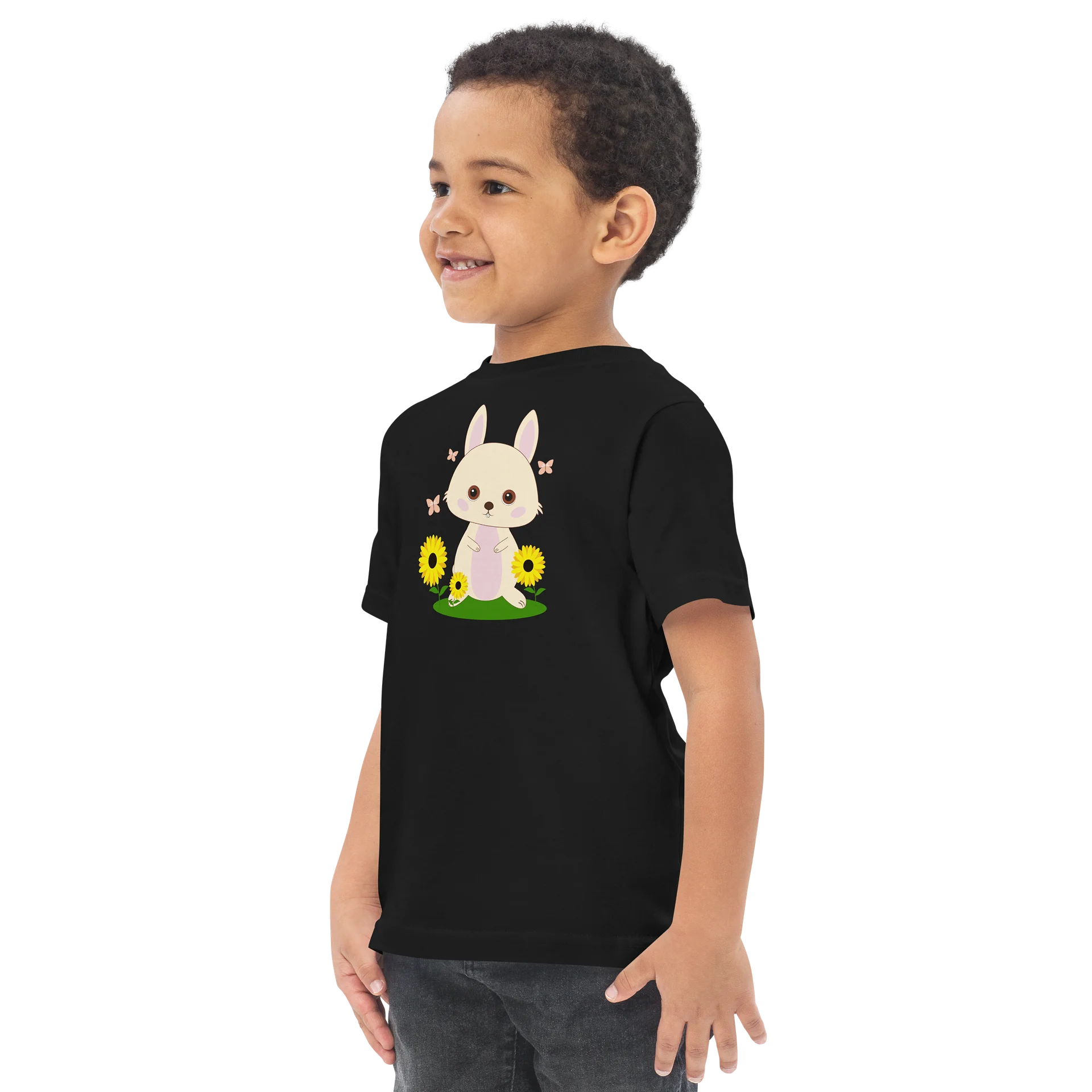Soft Paws & Petals Bunny Toddler Jersey T-Shirt product image (3)