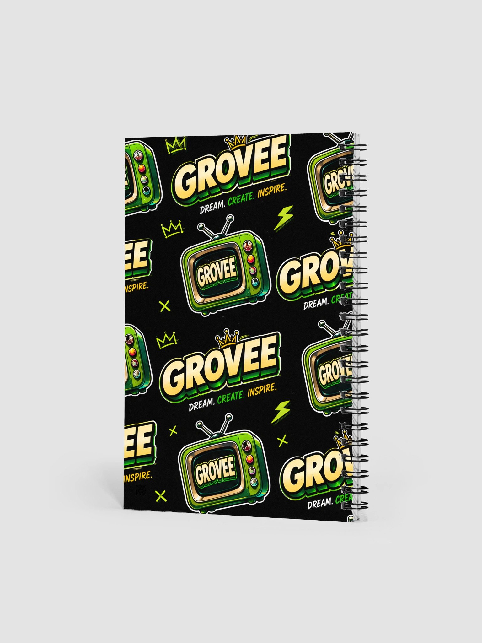 GROVEE Neon Retro Spiral Notebook product image (2)