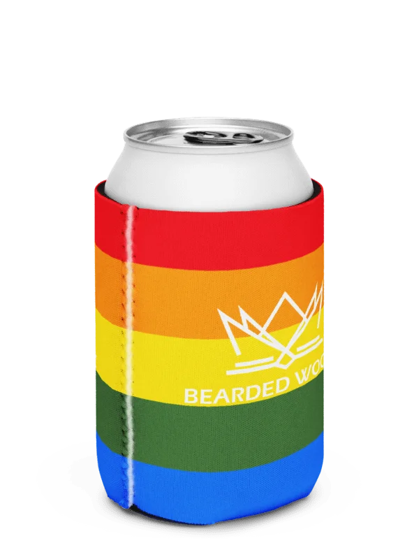 Coozie Can Cooler (Design: Bearded Woodz) Custom Pride product image (3)