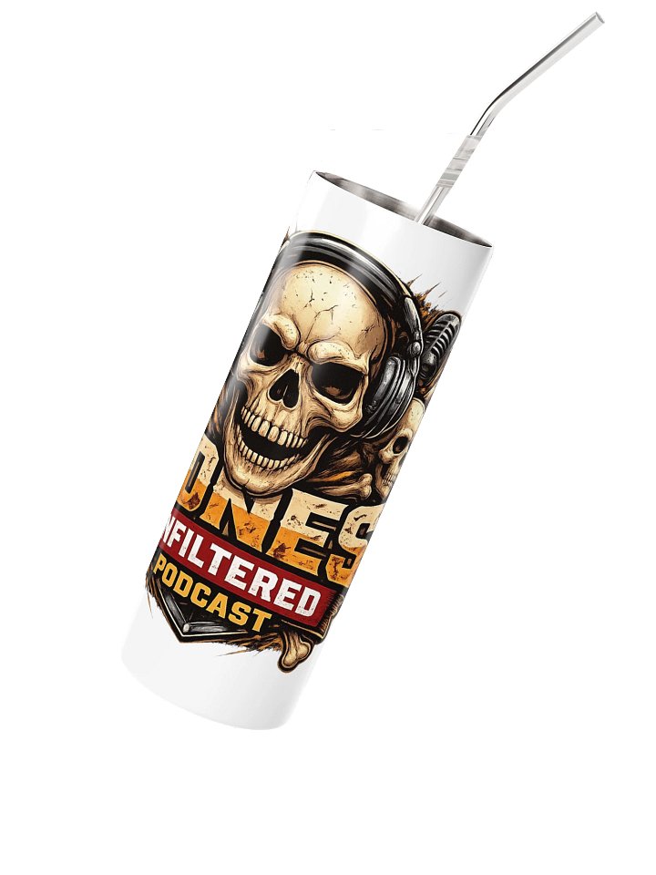 Bones Unfiltered Podcast Stainless Steel Tumbler product image (3)