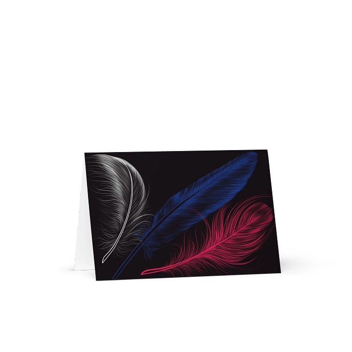 Feathered Whispers Greeting Card product image (1)