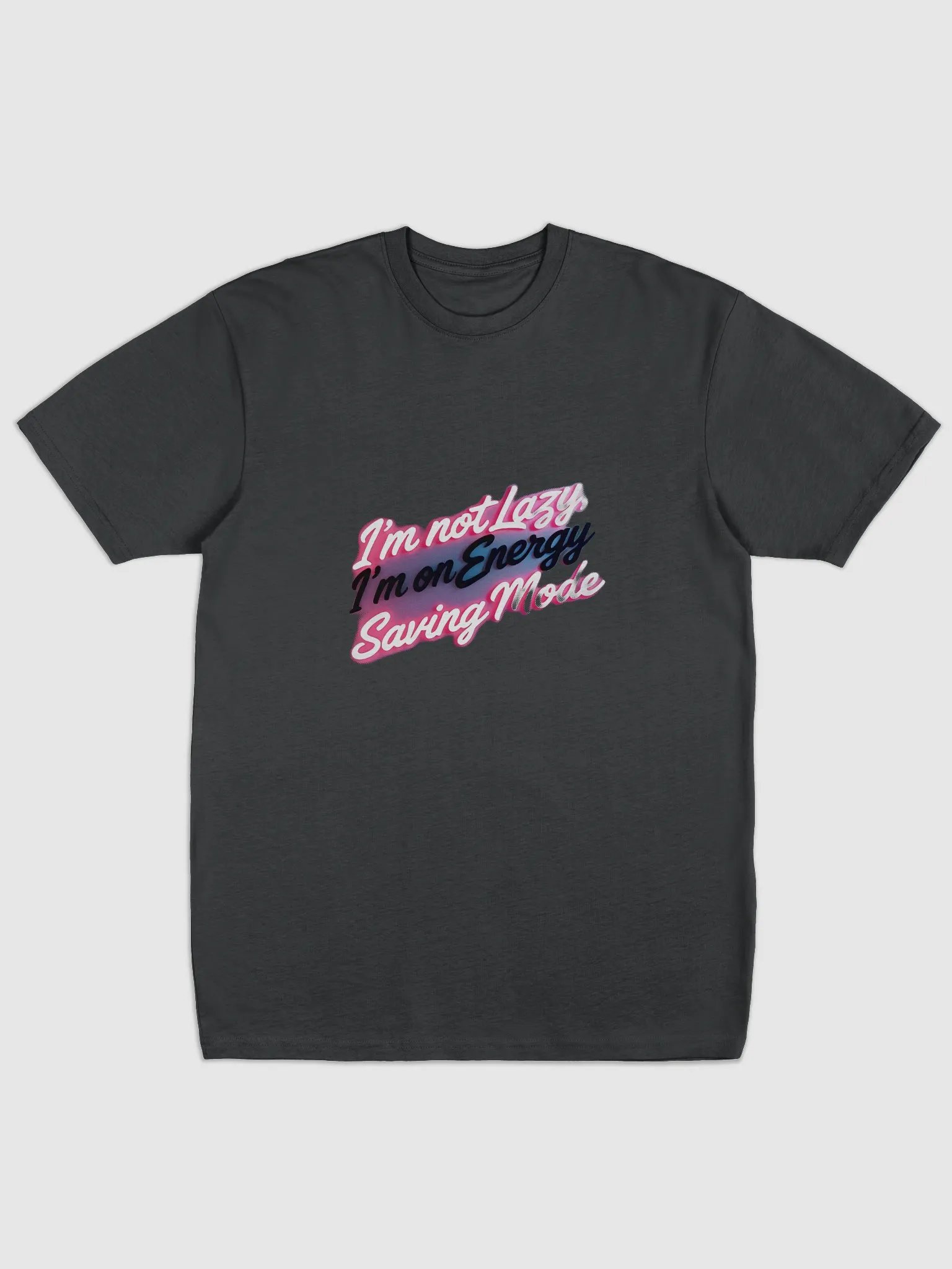 Energy Saving Mode Neon Sign Tee product image (1)