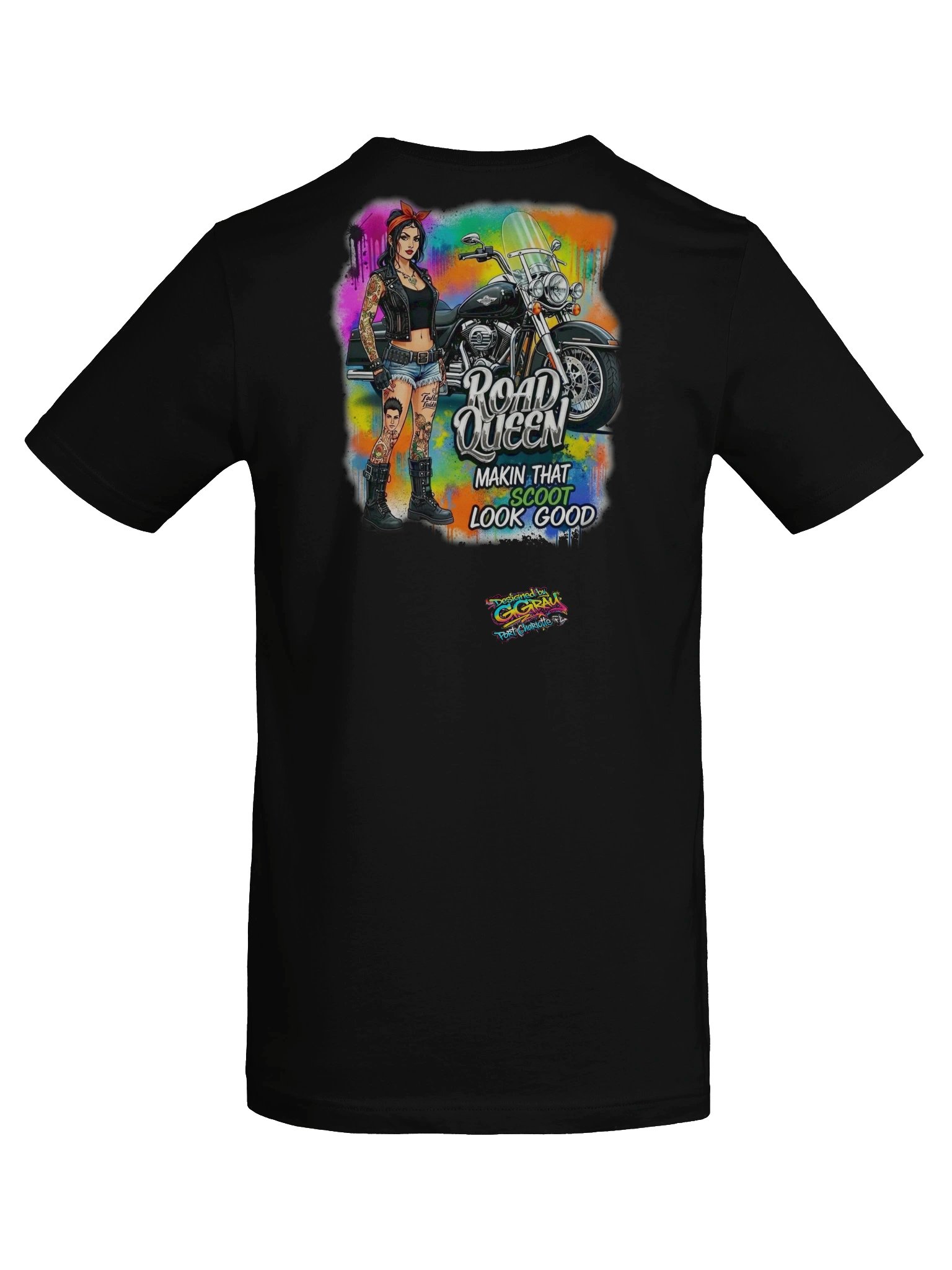 MötoGirl Road Queen T-Shirt product image (8)