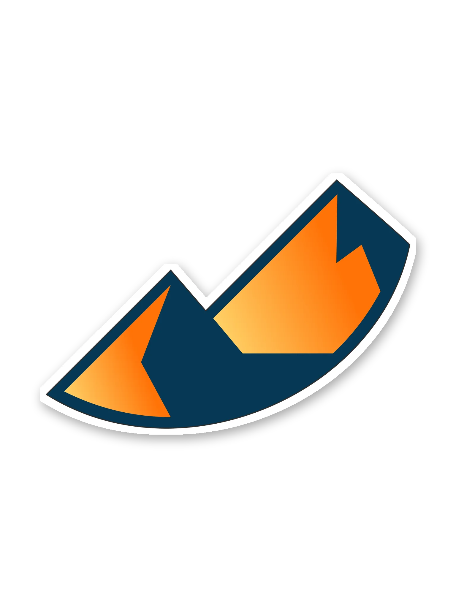 Lost Spoke Mountains Sticker product image (1)