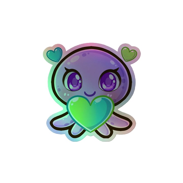 Inky Love Holographic Sticker product image (2)