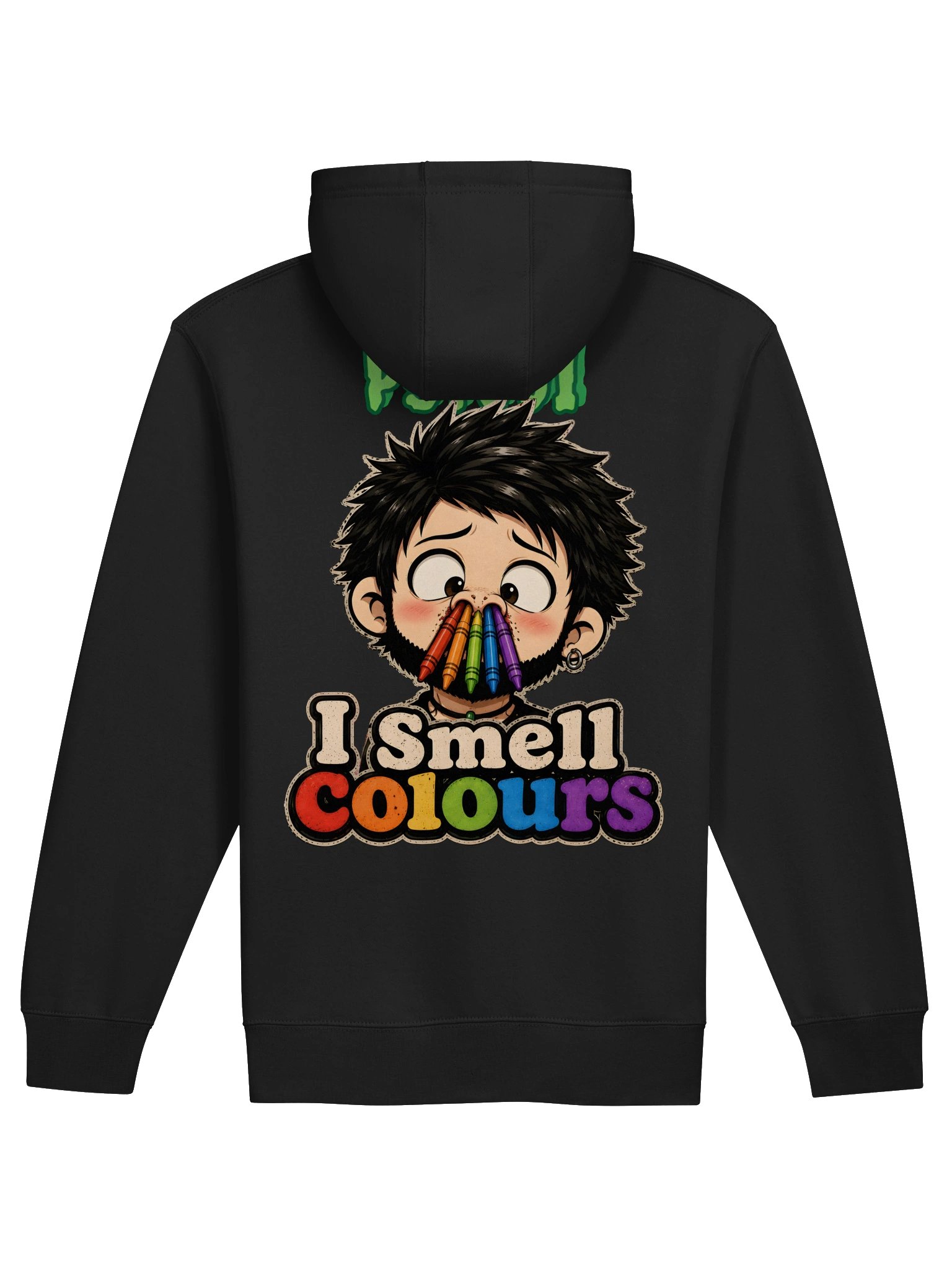 PSYCO1 ! I Smell Colours Zip Hoodie product image (5)