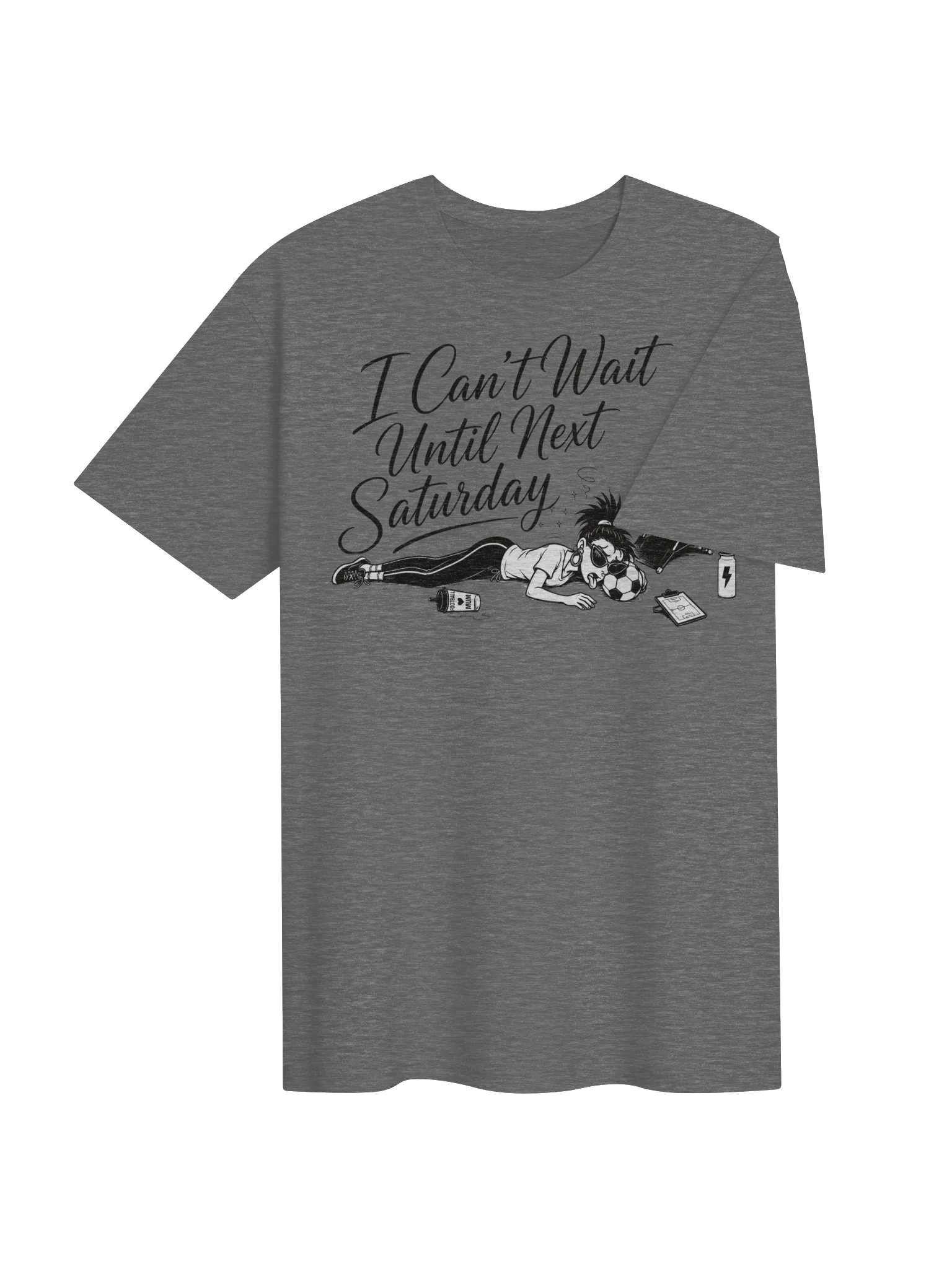Can't Wait Until Next Saturday Tee Football product image (4)