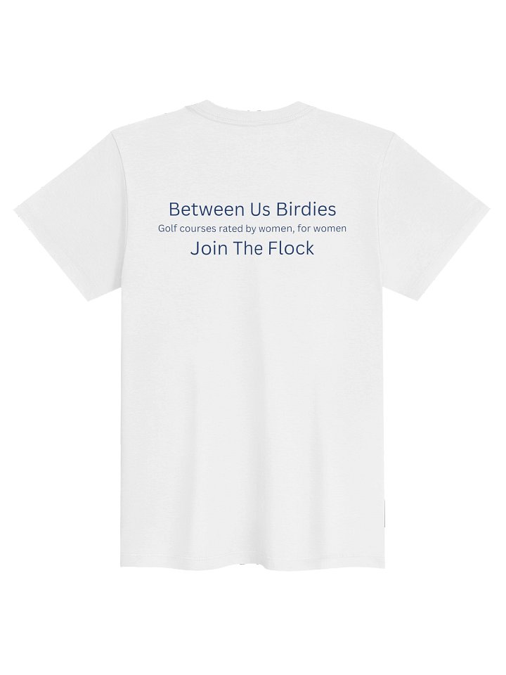 Between Us Birdies White/Navy Women's Logo Tee product image (2)