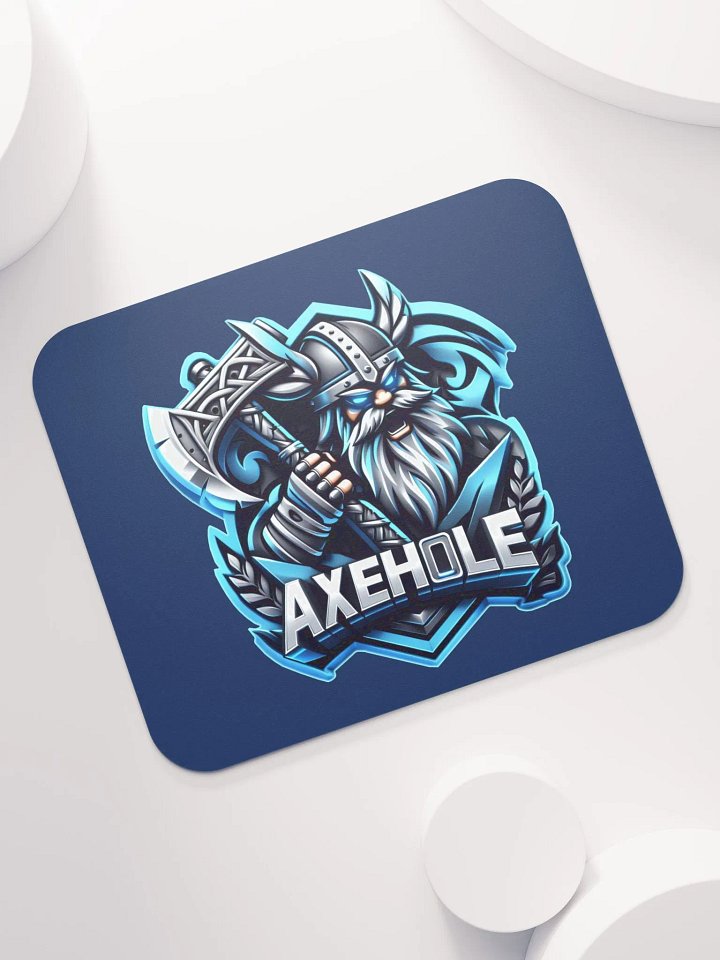 Angry Axe Mouse Pad Blue product image (1)