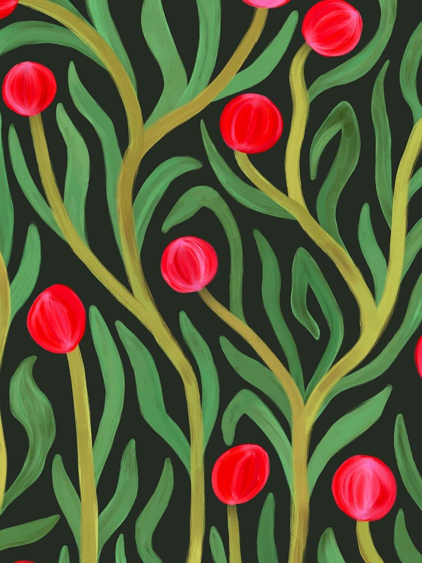 Botanical Print, Plant in Vase Art No.1 product image (2)