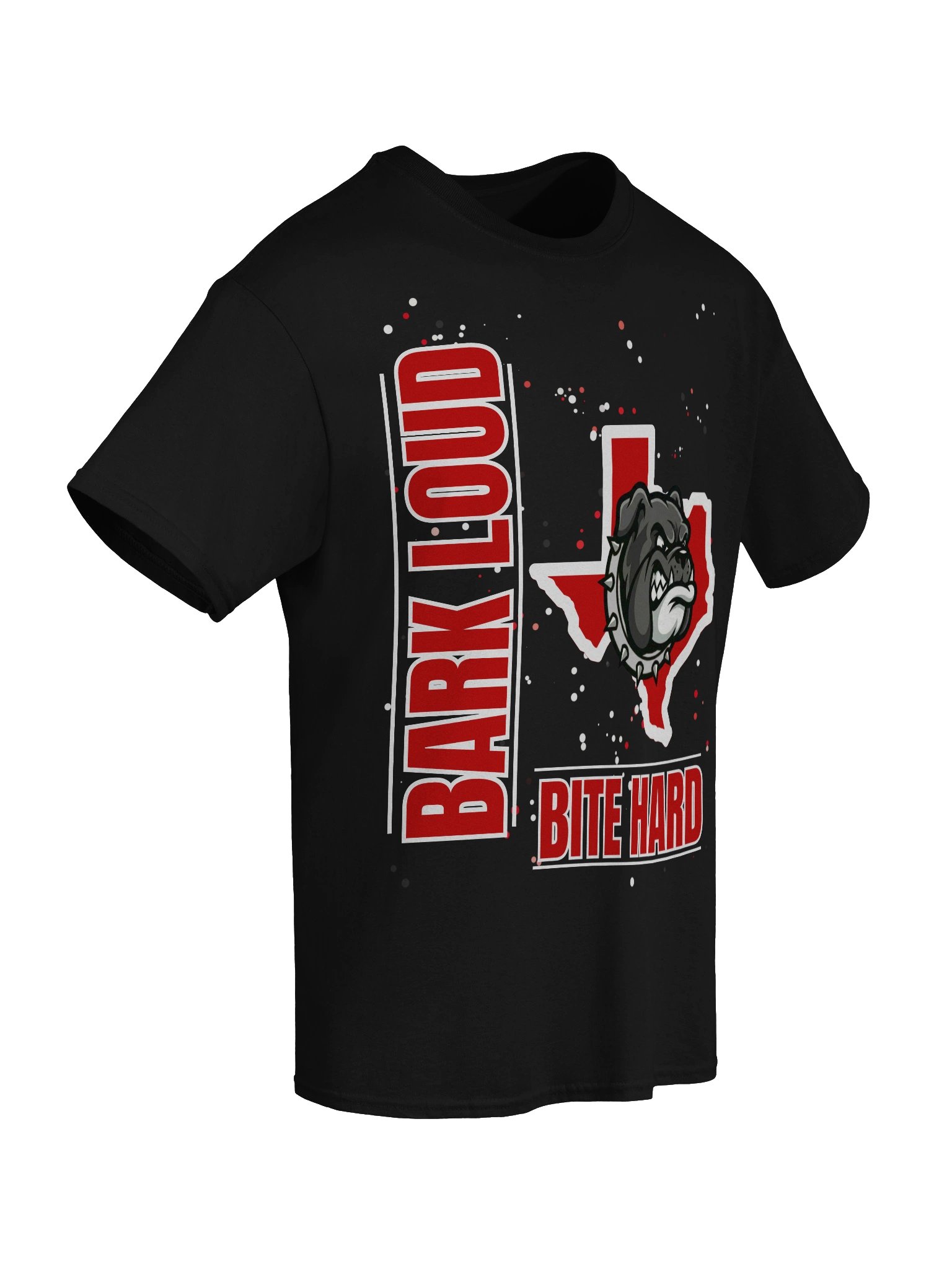 Bark Loud Spirit Tee - White on Red [READ DESCRIPTION FOR CUSTOMIZATION] product image (68)