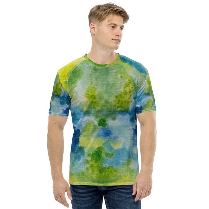 Green Watercolor Shirt product image (1)