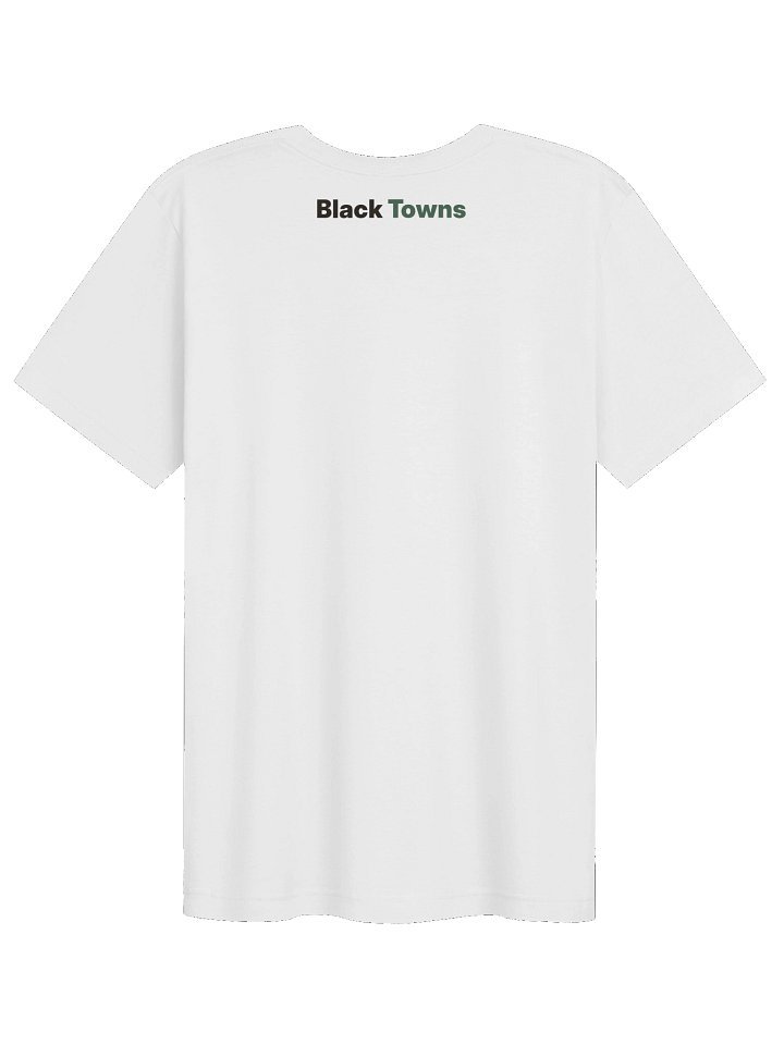 Black Towns Tee — White product image (2)