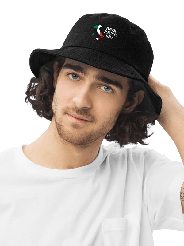 Italian Pride Denim Bucket Hat product image (2)