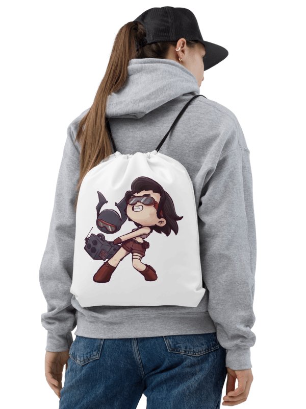 She & Her Pet | Drawstring Bag product image (2)