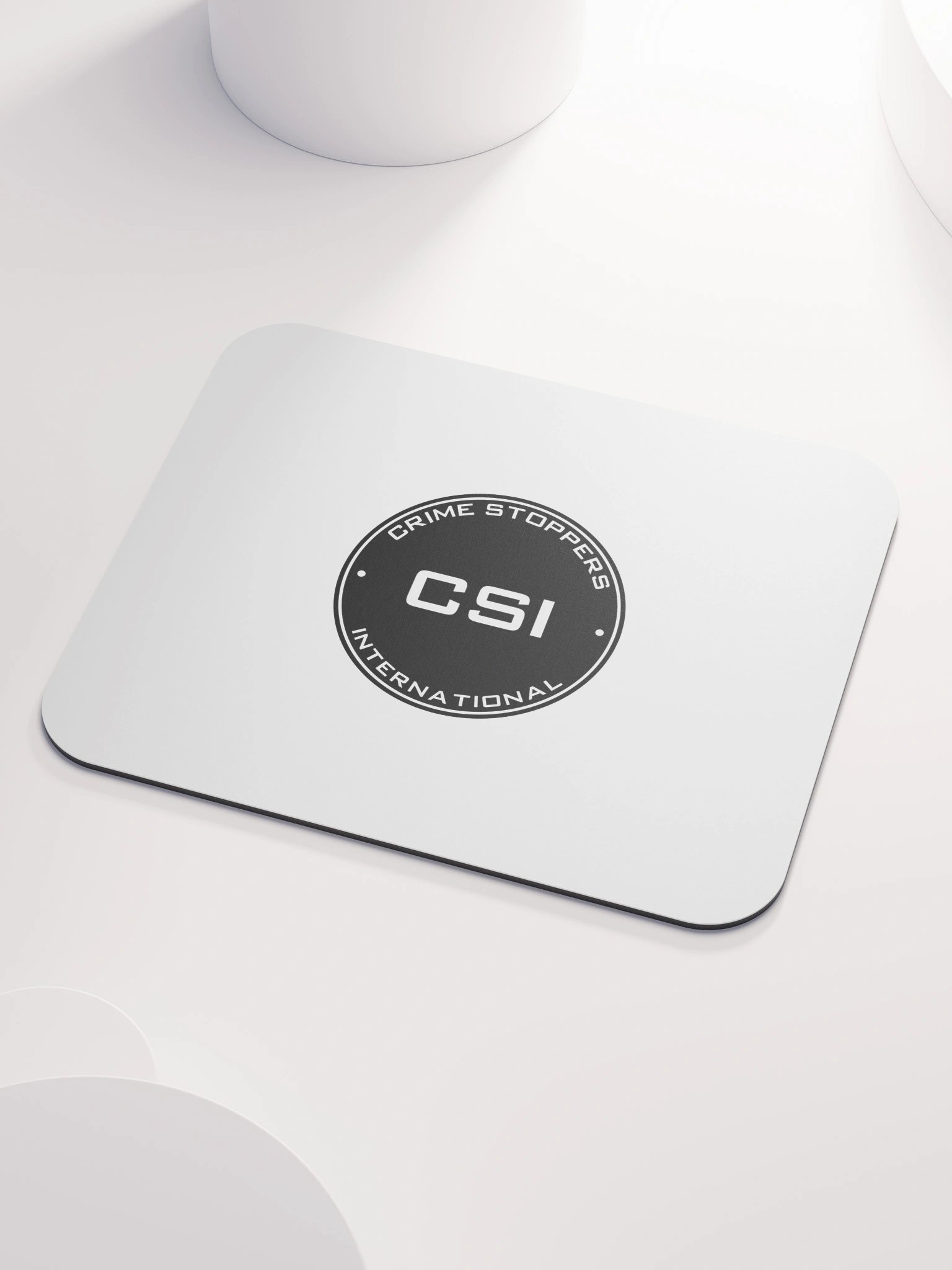 CSI Classic Mouse Mat - White product image (3)