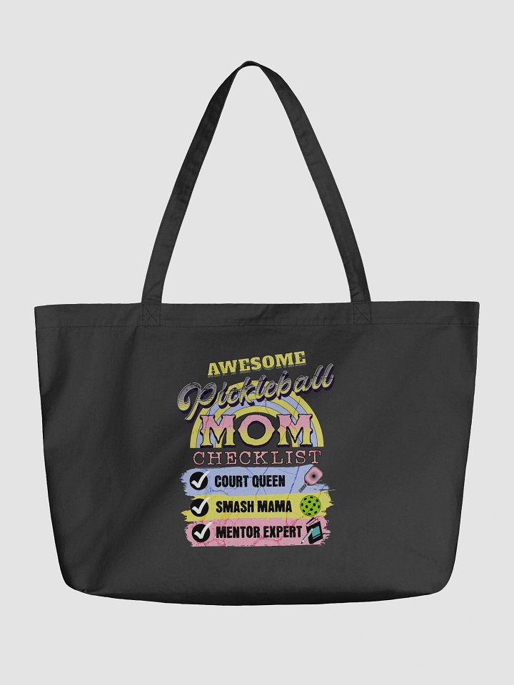 Awesome Pickleball Mom Checklist Tote product image (2)