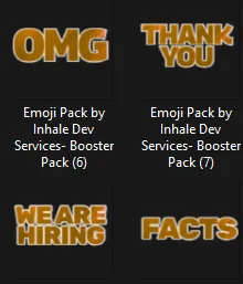 Orange Word Expression Emojis product image (2)