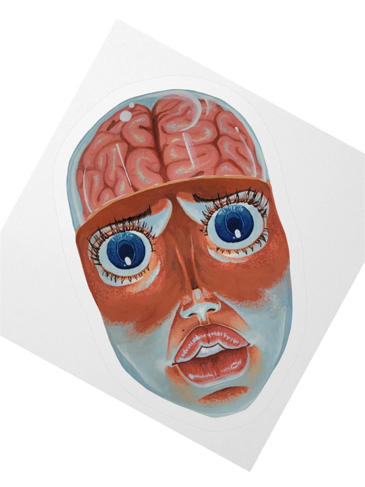 Brain Girl sticker product image (2)