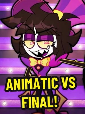 Here’s a final little Animatic vs Final comparison from the A Little Bit Bad music video!! This sequence contains my favorite shot that I boarded, as well as one of the more challenging sequences- Pox dancing down the stairs!! I really wanted to make this a standout scene that was fully animated, emphasizing Pox’s motions to be on-beat to her singing!! The folks comparing it to Hazbin Hotel got the vibe, we were aiming with being very musical theater and extra for this video 😎  Animatic by me, Jammi/Pox repeated pattern dancing shot boarded by @Jakeneutron during his board sequence from verse 2! 💕 The full animatic is on my Patreon, and also includes the interlude and epilogue dialogue animatics!!  🏷️: #jammitadc #poxtadc #nerdcore #tadcswapau #theamazingdigitalcircus 