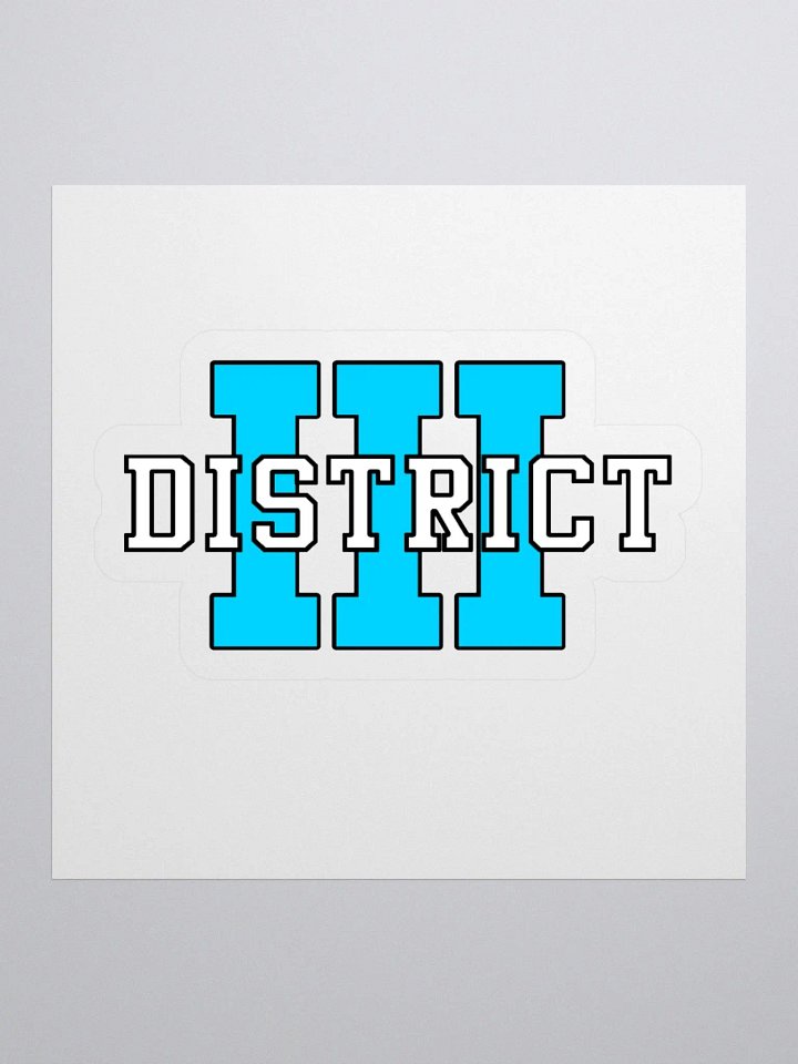 District 3 Sticker product image (2)