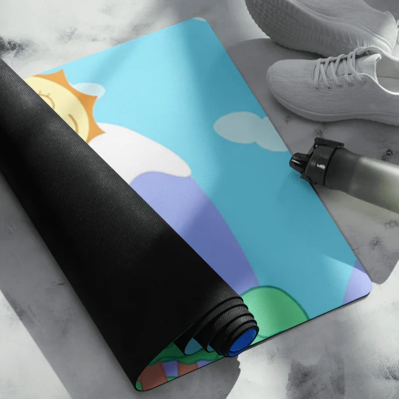 LowkeyFire TADC Cartoon Yoga Mat product image (2)