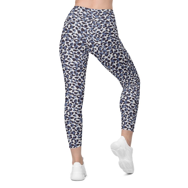 Leopard Print Leggings with Functional Pockets product image (2)