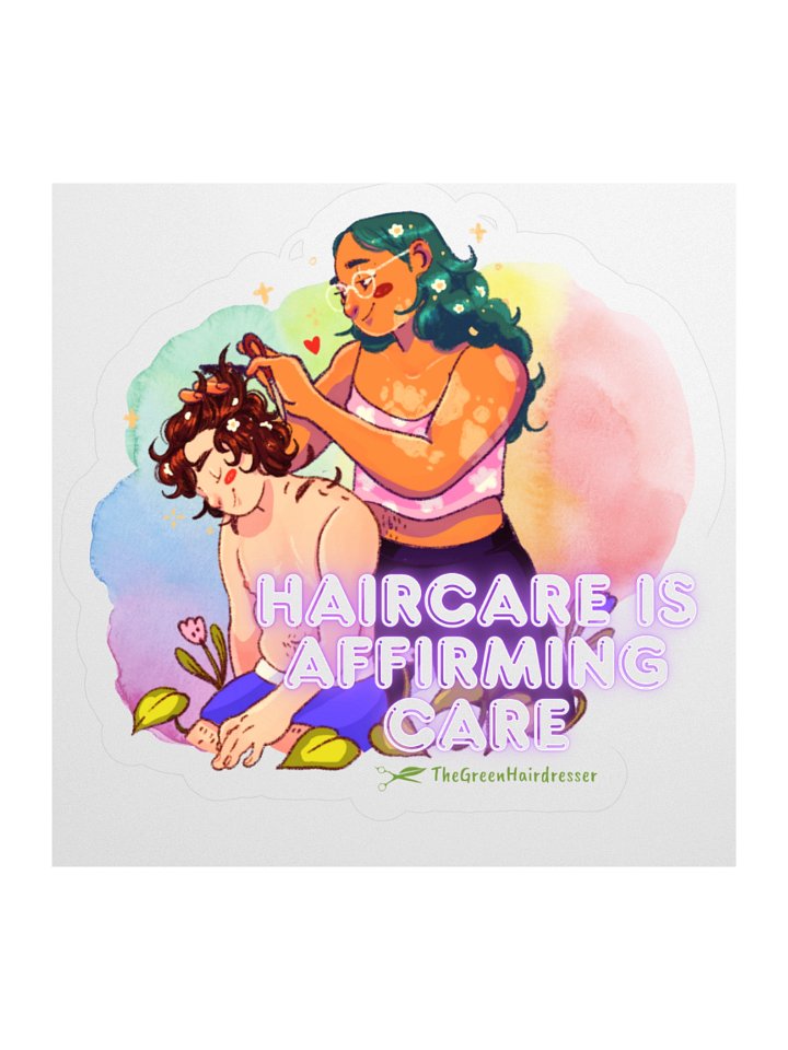 Haircare is Affirming Care Sticker product image (2)