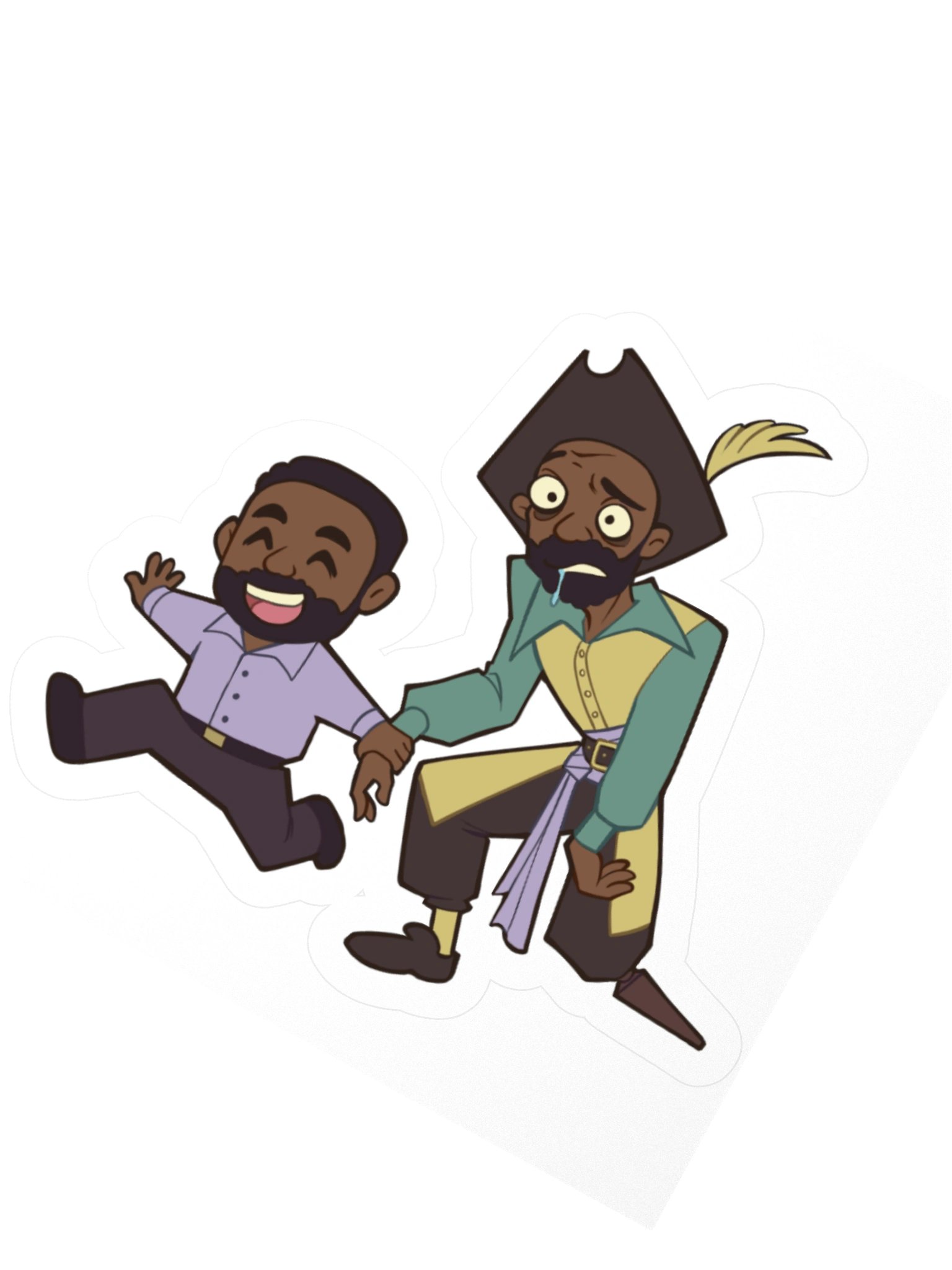 Clark & Cap'n Clark - Backrooms Inspired Sticker product image (4)