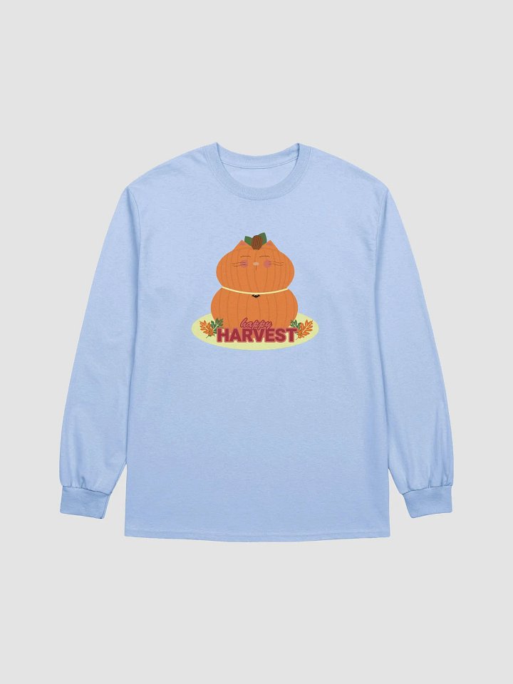 Pumpkin Cat Happy Harvest Long Sleeve Tee product image (1)
