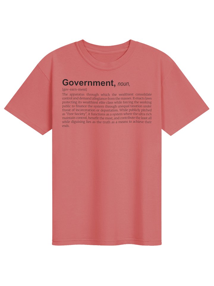 High Quality Tee Defines government product image (1)