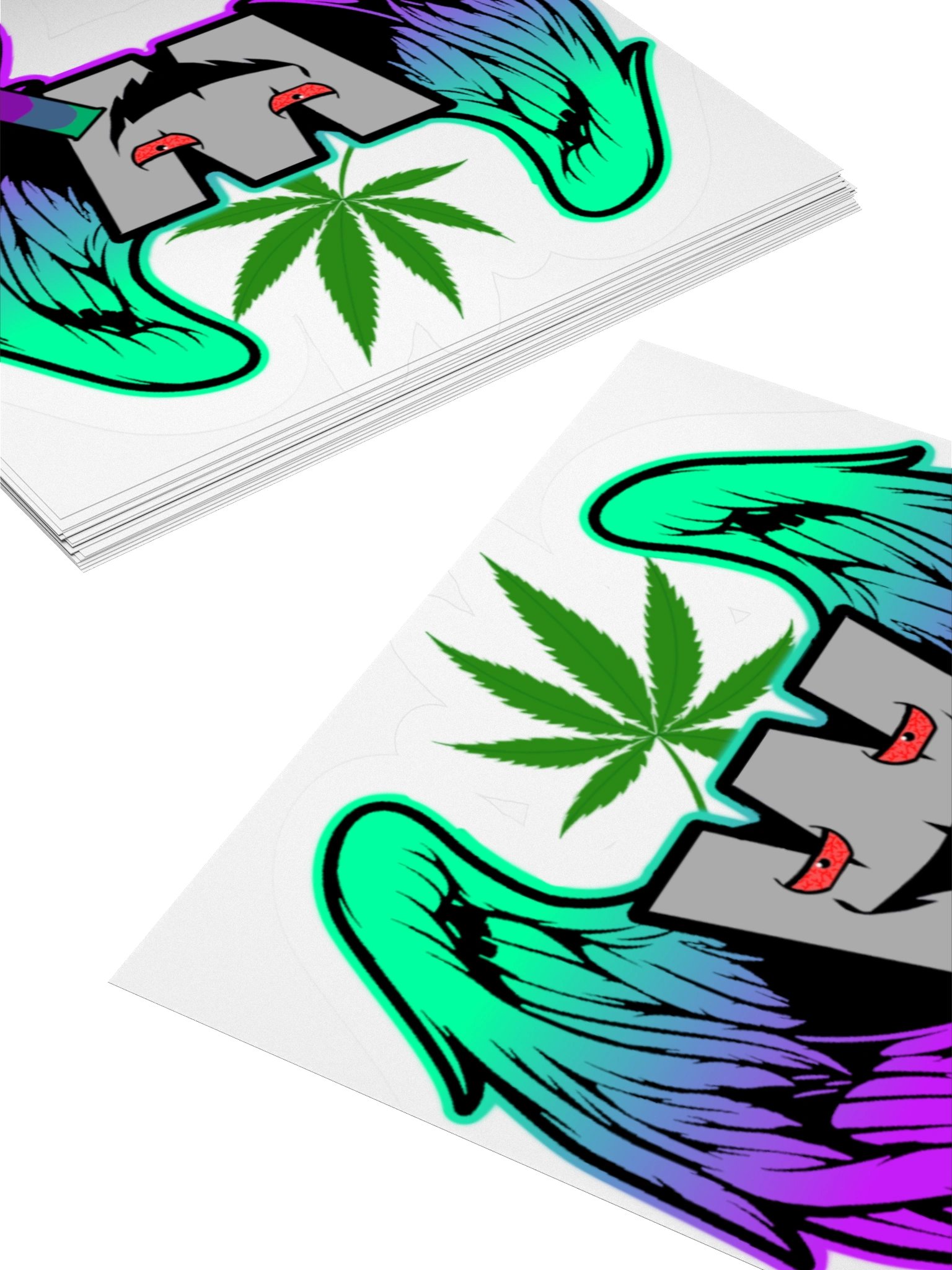Psychedelic W Sticker product image (8)
