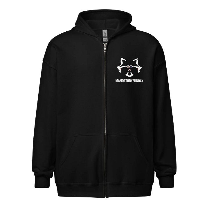 Caffeine & Rage Zipper Hoodie product image (1)