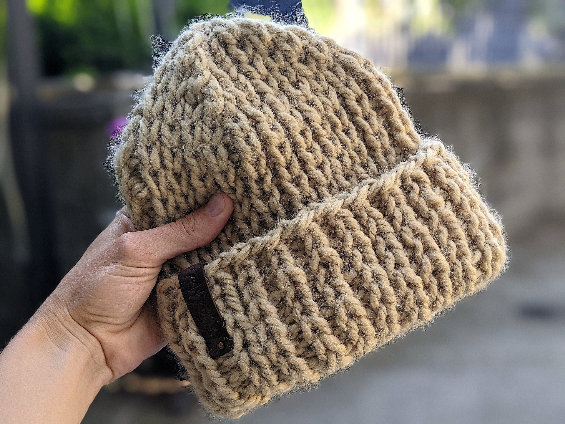 Double Brim Bulky Hat Knitting Pattern product image (5)