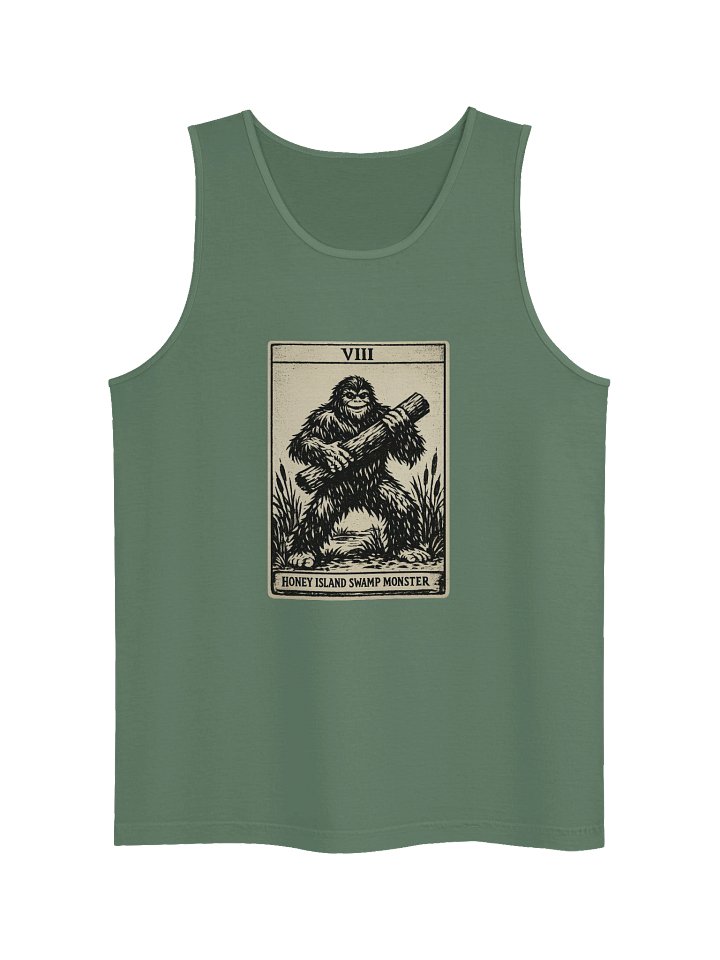 HONEY ISLAND SWAMP MONSTER- STRENGTH- UNISEX GARMENT DYED TANK TOP product image (13)