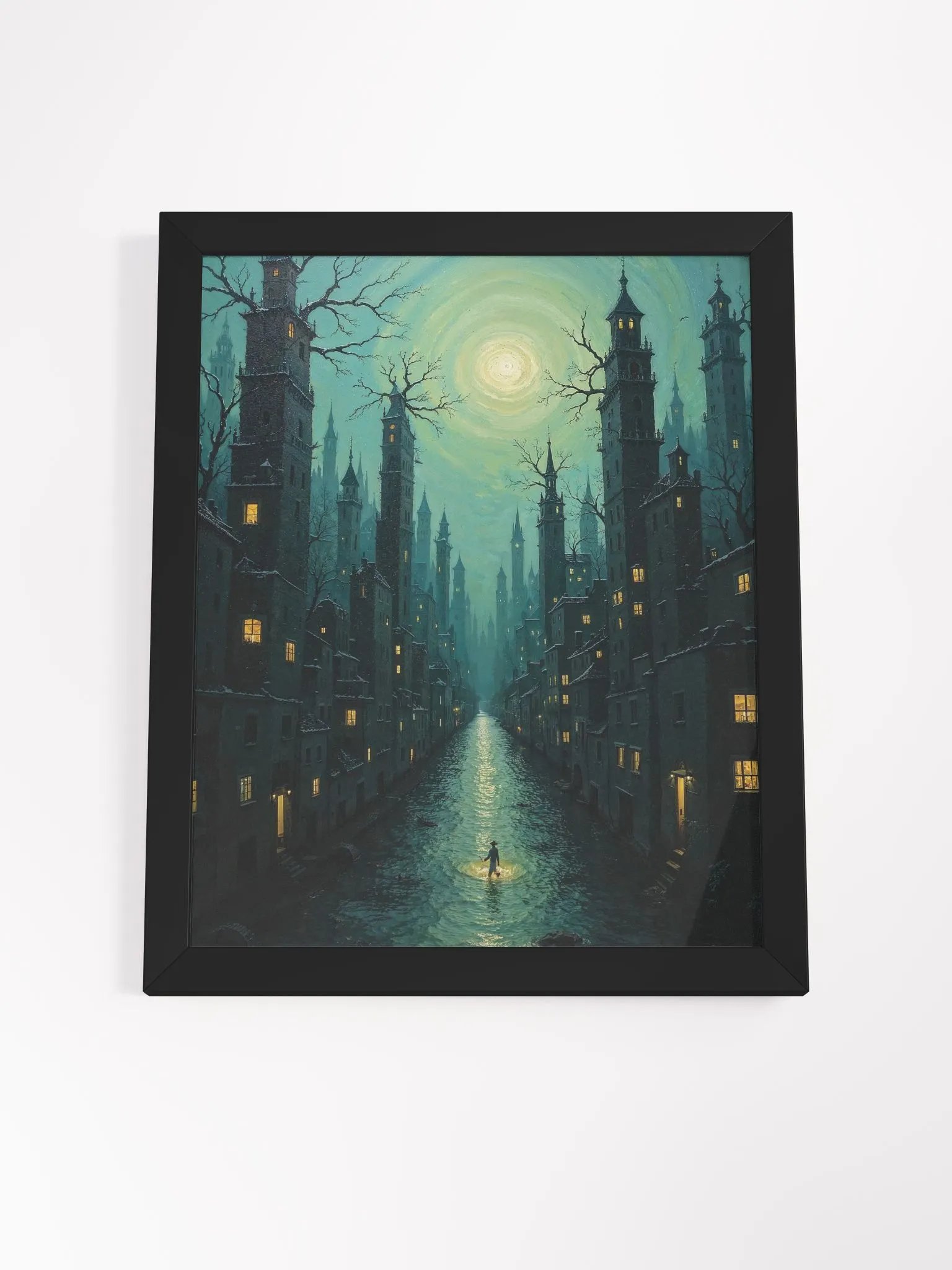 Ethereal Cityscape Framed Print product image (21)