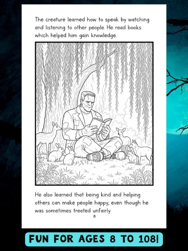 Frankenstein's Creation Coloring Book product image (3)