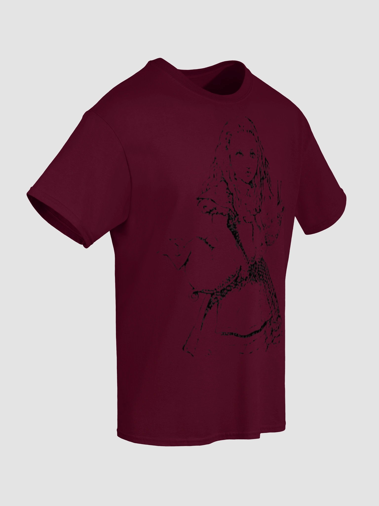 Alice Pig and Pepper Unisex Heavyweight Cotton T-Shirt, Original John Tenniel Illustration product image (6)