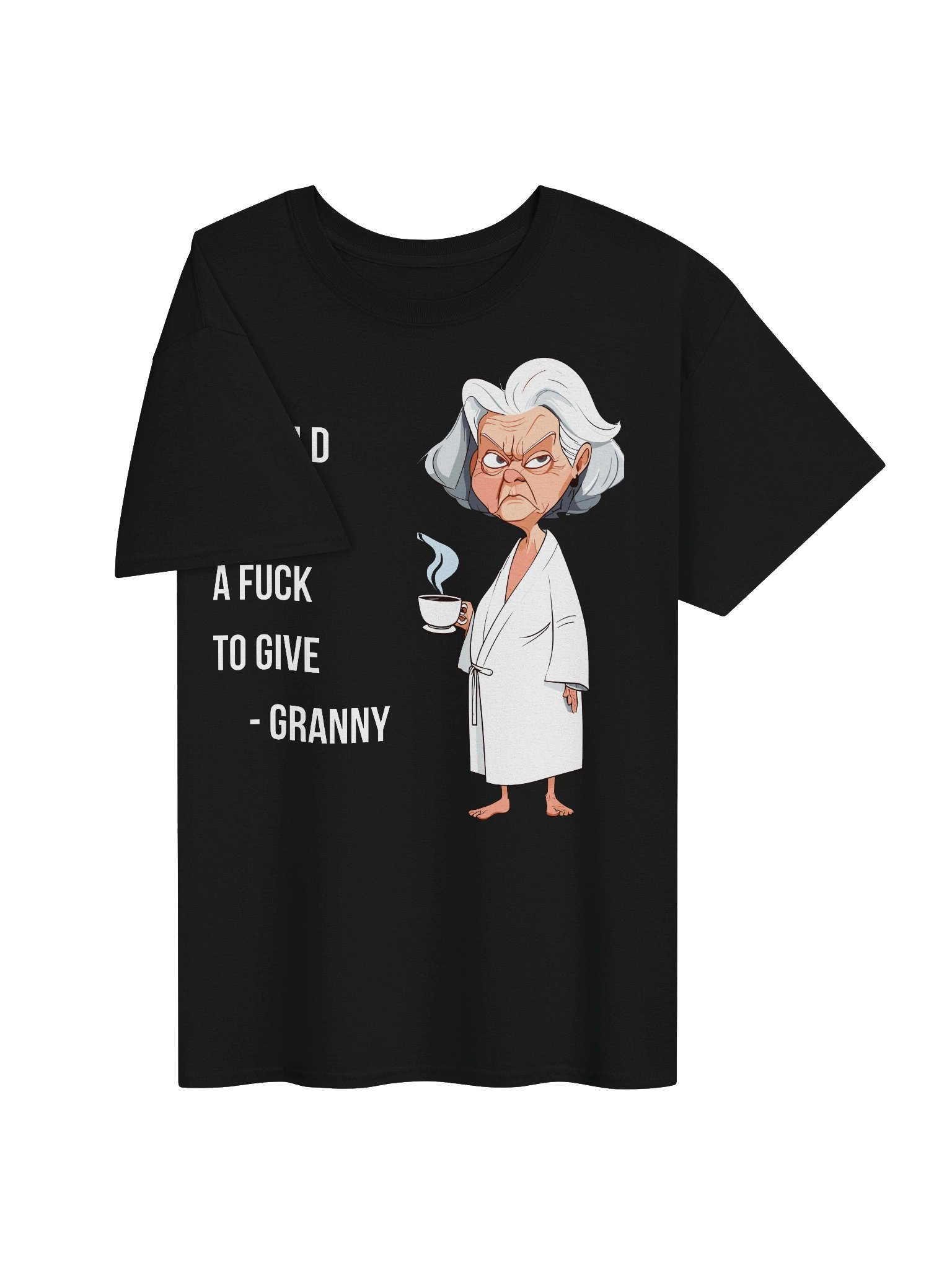 Too Old to Care Granny Tee product image (3)