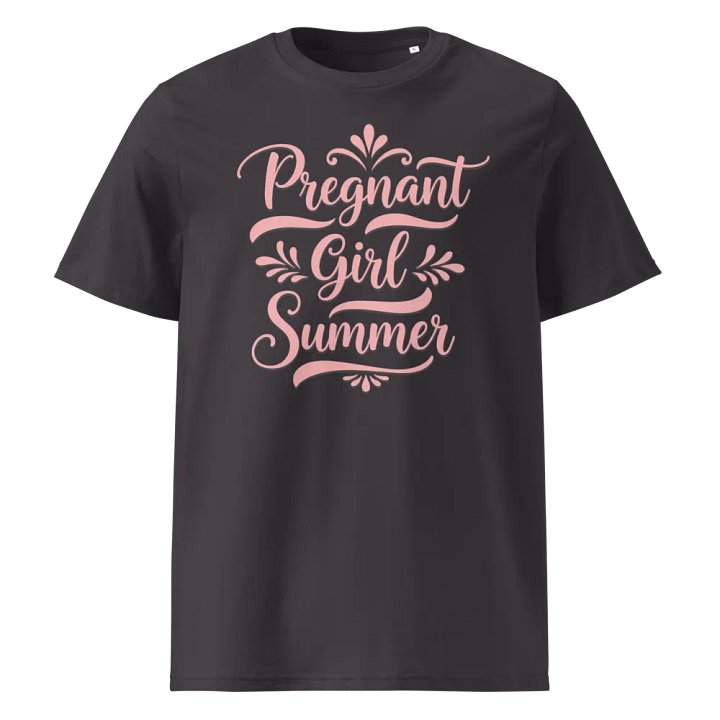 Pregnant Girl Summer - Cute Pregnancy Announcement T-Shirt for Moms-to-Be product image (5)