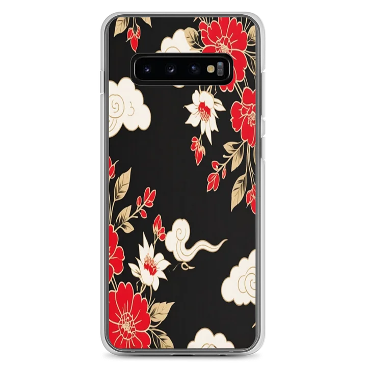 Red lotus clouds android snapcase product image (3)