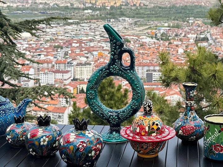 Ceramic wine jug/decanter, Turkish style, Hittite wine jar — handmade pottery, handmade ceramic, home decor, handmade gift, Turkish ceramic product image (2)