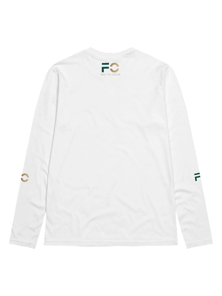 FOCUS Fitted Long Sleeve — White product image (2)