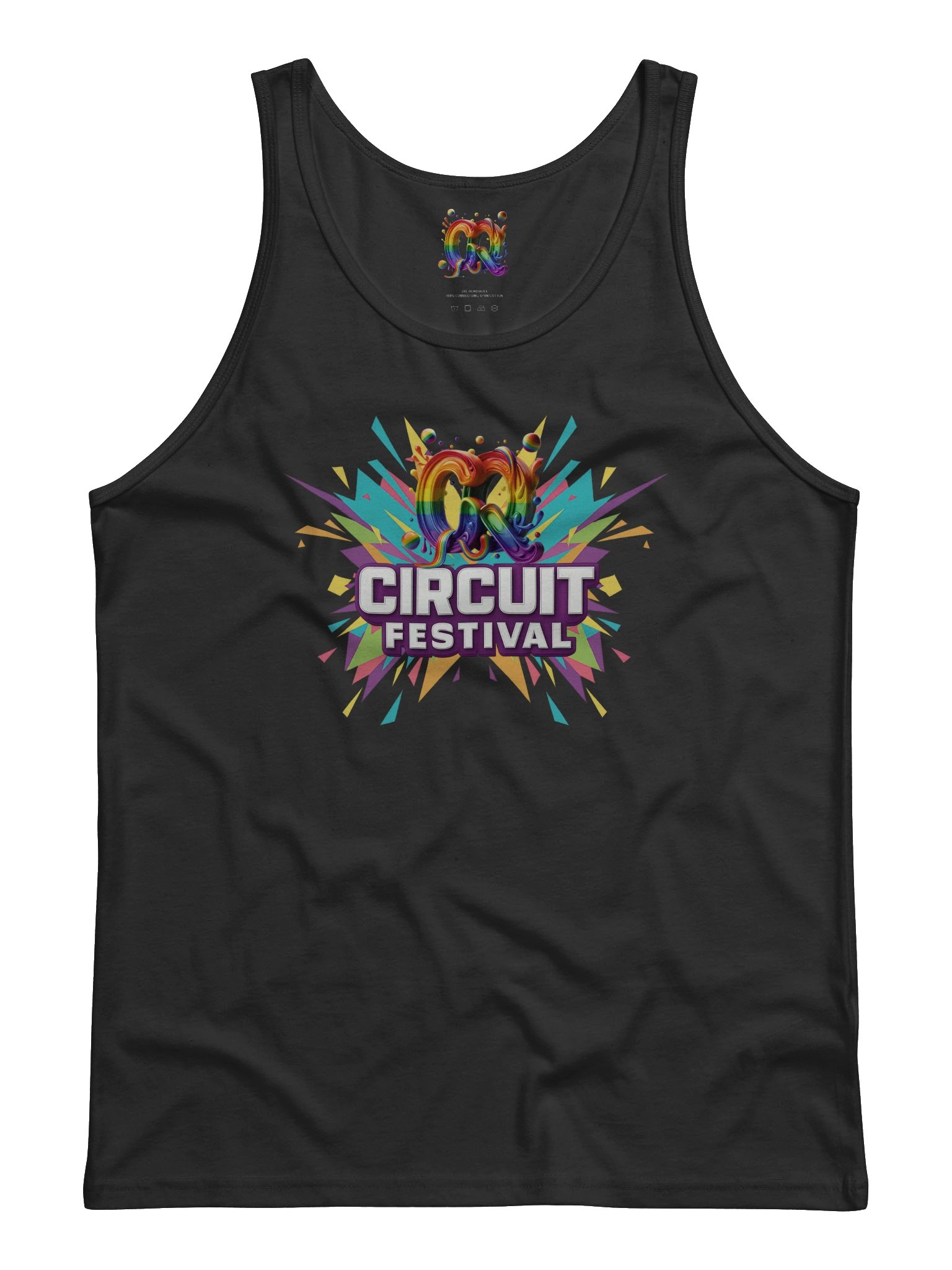 CQ CIRCUIT FESTIVAL – COLOR BURST PARTY TANK product image (3)