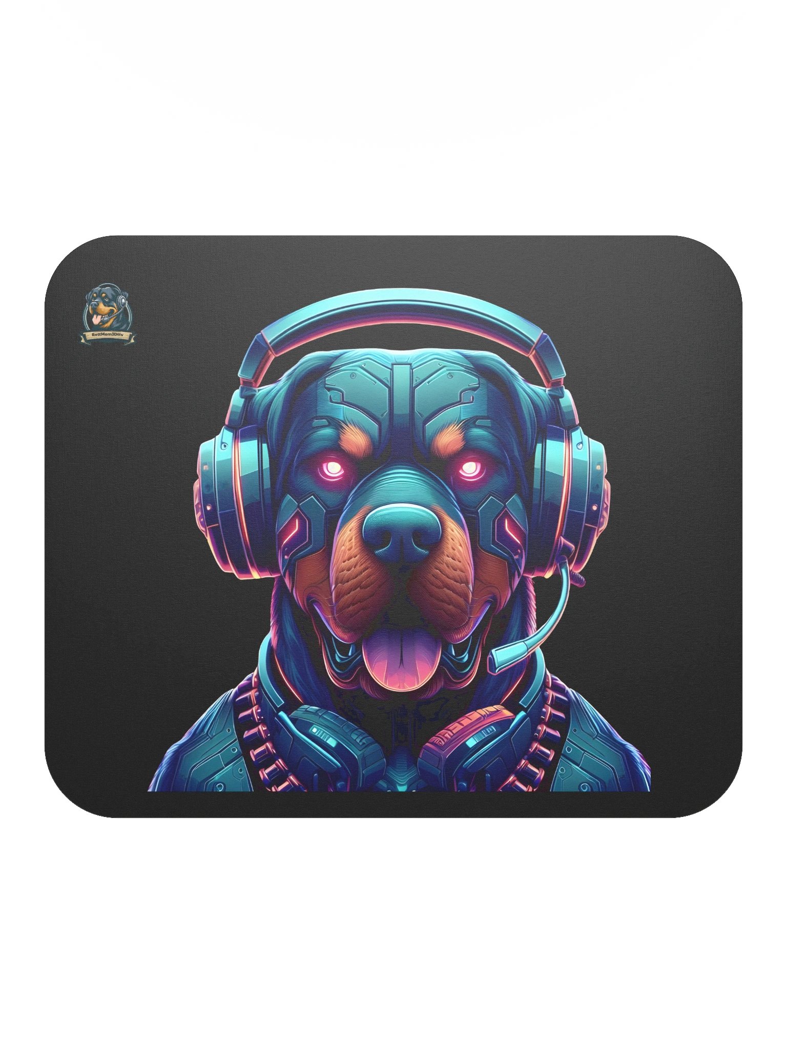 Cyber Rottie Mouse Pad product image (2)