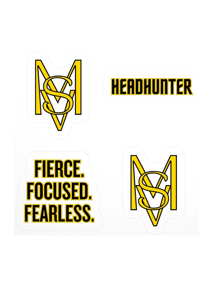 MsVerga Signature Kiss Cut Sticker Collection | Fierce. Focused. Fearless. product image (1)