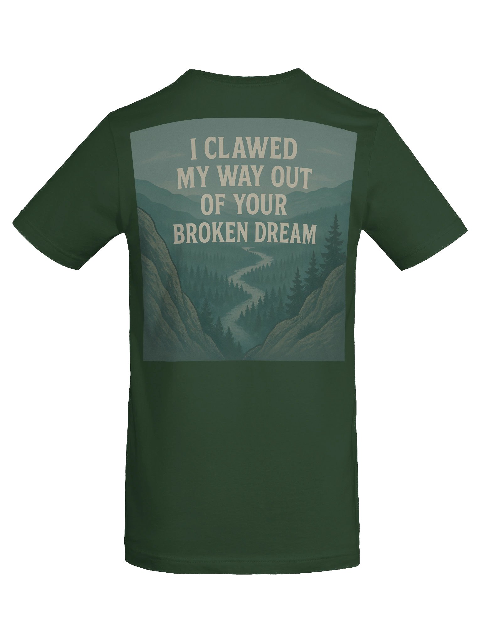 “Broken Dream” Valley Graphic Tee – Forest Fade product image (8)