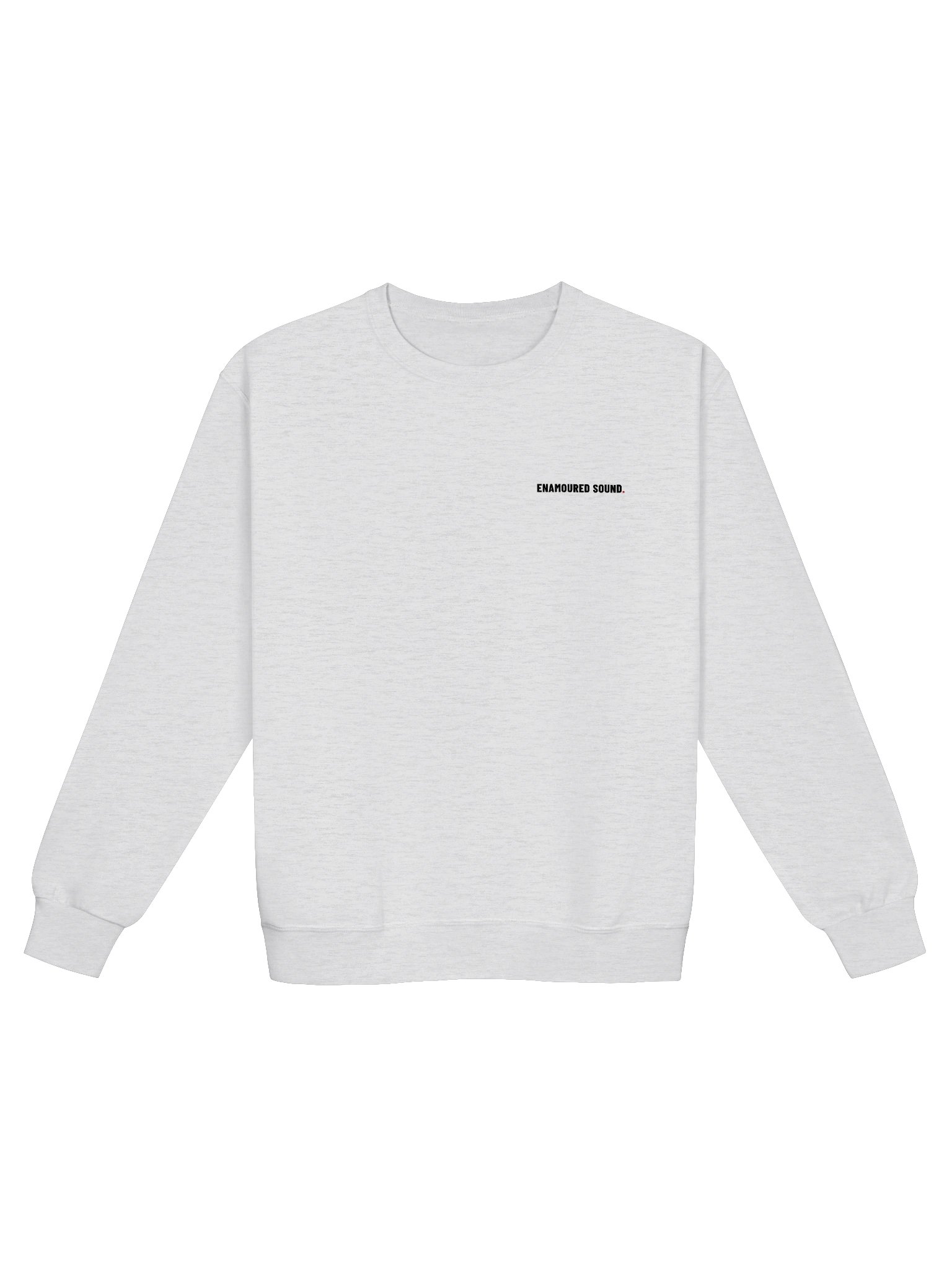 Enamoured Sound Minimalist Crew Sweatshirt - Black Logo product image (2)