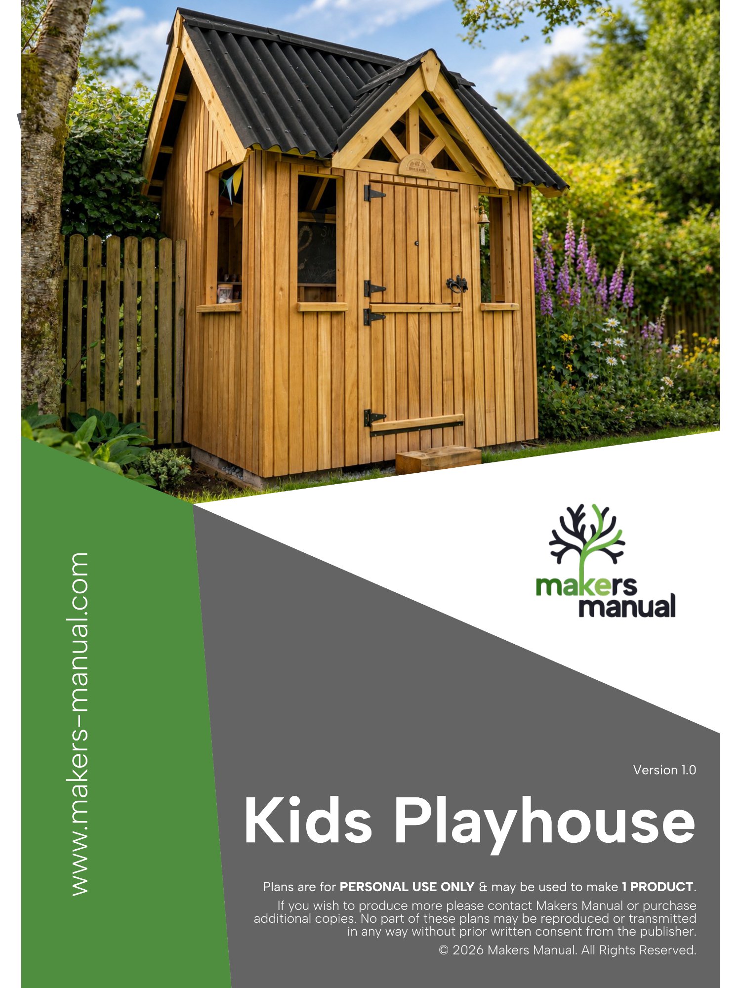 Kids Playhouse | Digital Plans product image (7)