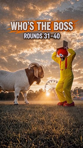 Who’s the boss: Rounds 31-40. #sogachaos #whostheboss #sogachaos #goatlife #compilation